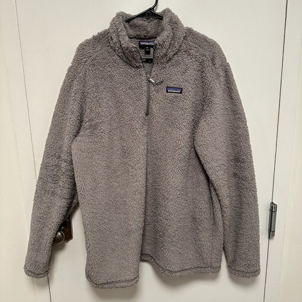Patagonia Fleece Quarter-Zip Pullover - Gray, Size XL